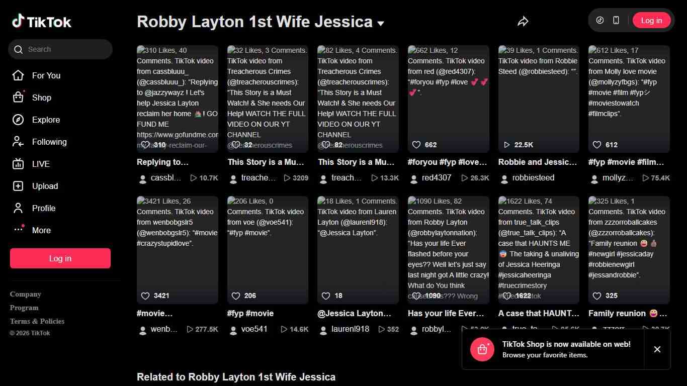 Robby Layton 1st Wife Jessica TikTok